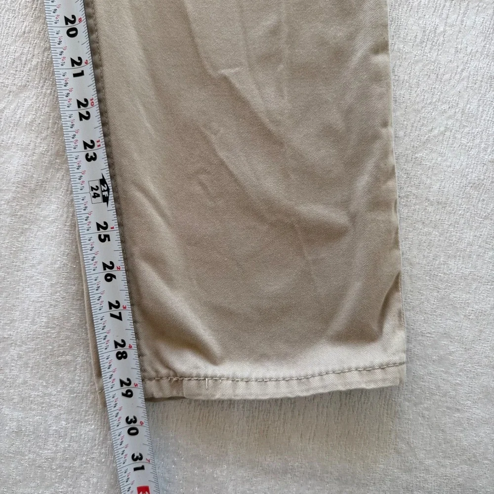 Levi's 514 Straight Fit Pants Mens 32x30 Khaki Tan Stretch Cotton Twill 5 Pocket